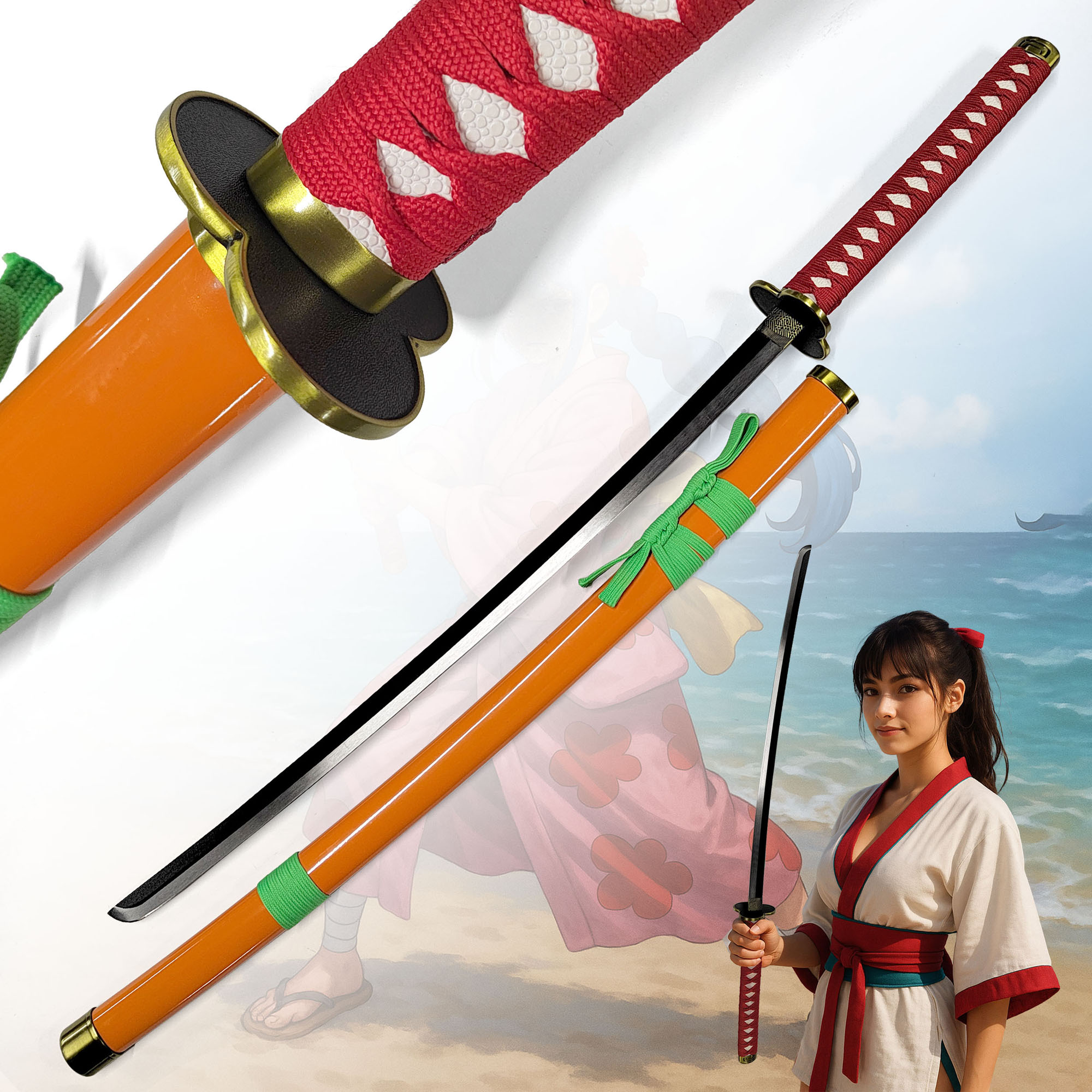 One Piece - Kikunojo's Schwert mit Scheide